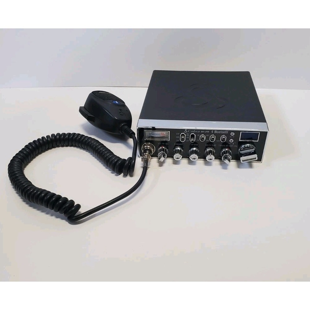 Cobra 29 LTD Bluetooth CB Radio, Noise-Canceling Mic, 40 Channels, Black